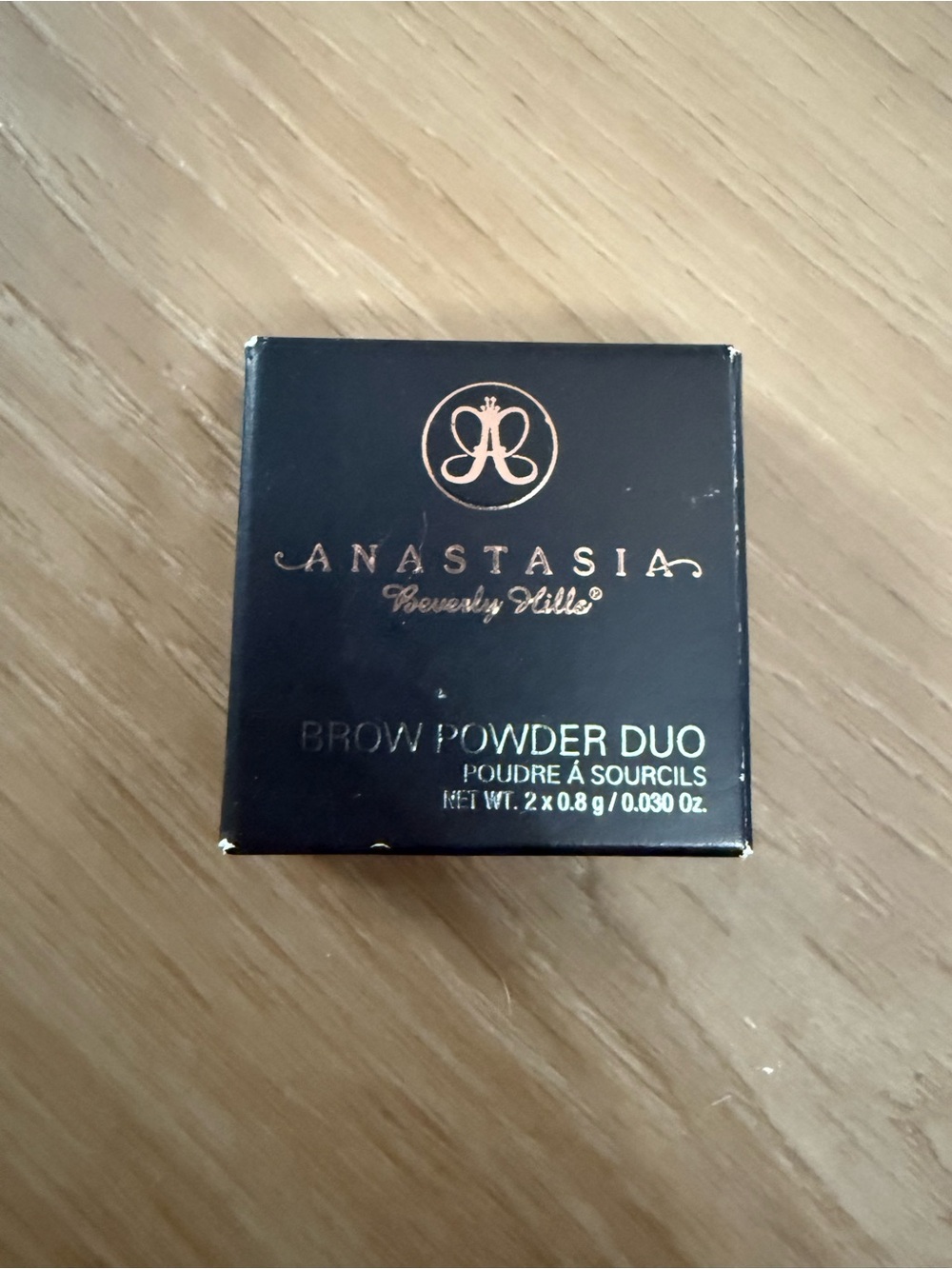 Anastasia Beverly Hills Brow Powder Duo - Black Packaging with Rose Gold Logo